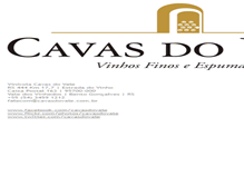 Tablet Screenshot of cavasdovale.com.br